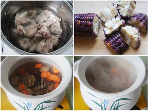 冬季滋养多喝汤 - 胡萝卜玉米脊骨汤